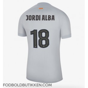 Barcelona Jordi Alba #18 Tredjetrøje 2022-23 Kortærmet